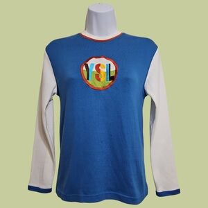 Vintage Yves Saint Laurent Colorblock Japan Top